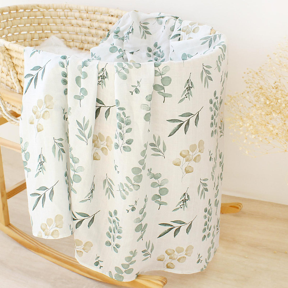 Colour Series: Bamboo + Cotton Muslin Swaddle