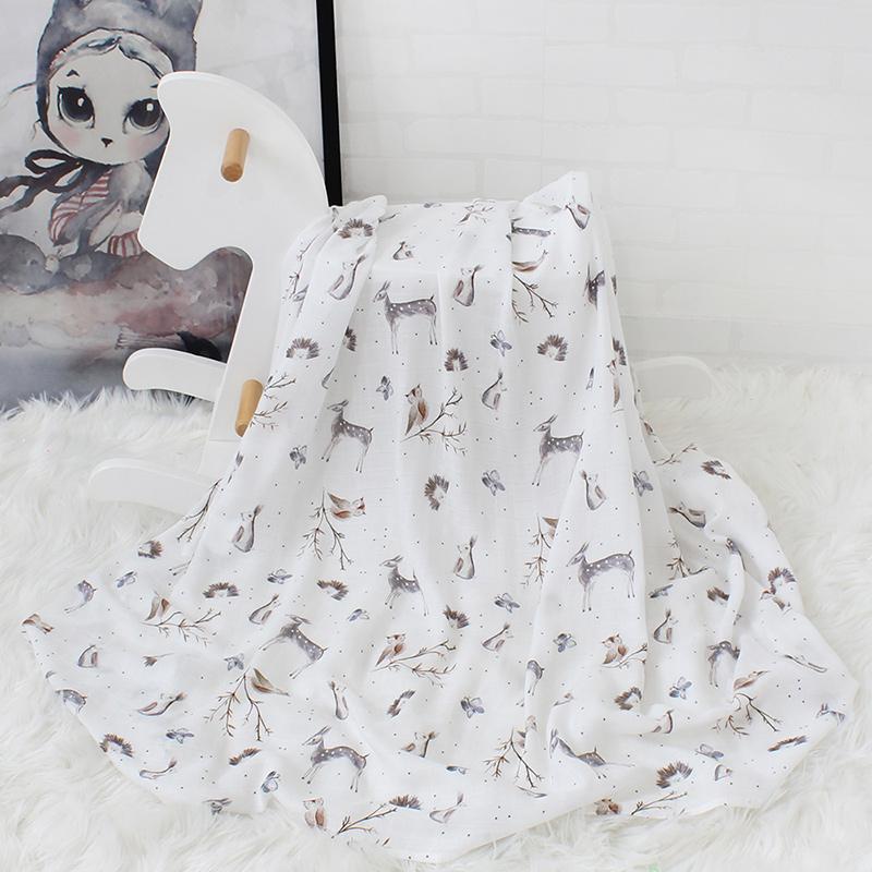 Colour Series: Bamboo + Cotton Muslin Swaddle