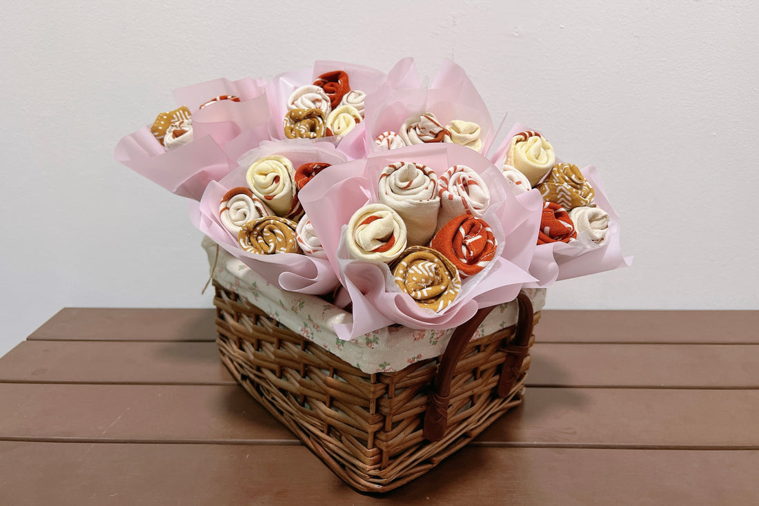 Burp Cloth Bouquet
